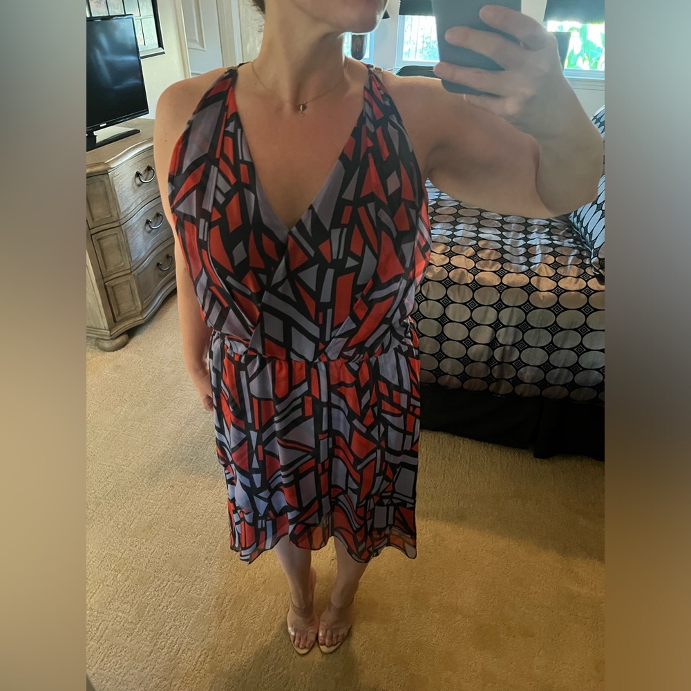 Robert Rodriguez Abstract Patterned High Low Dres… - image 6